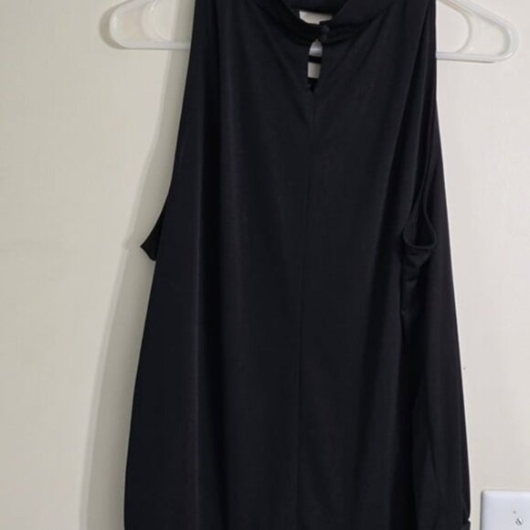 Women's Plus Black Sleeveless Shirt 3x - Picture 2 of 5
